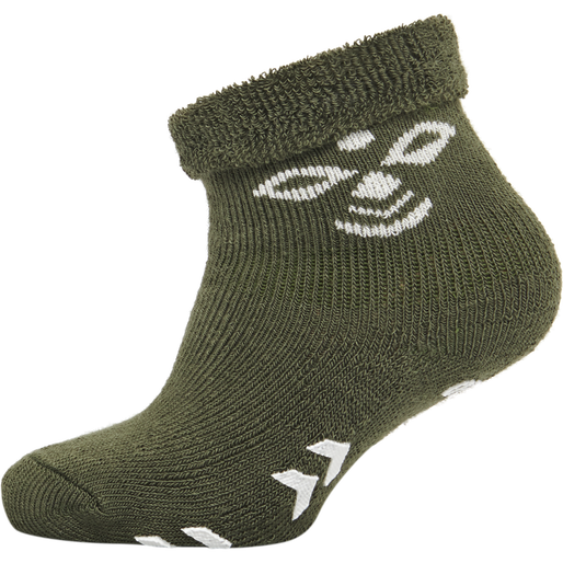 SNUBBIE SOCKS 3 PK, BLACK/OLIVE NIGHT, packshot