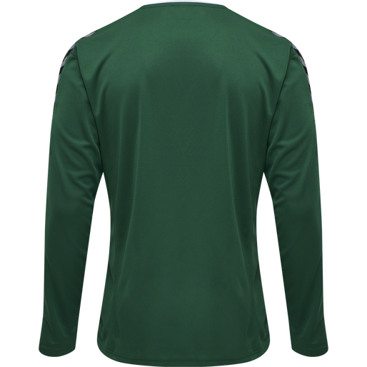 hmlAUTHENTIC POLY JERSEY L/S, EVERGREEN hmlAUTHENTIC POLY JERSEY L/S, EVERGREEN, packshot