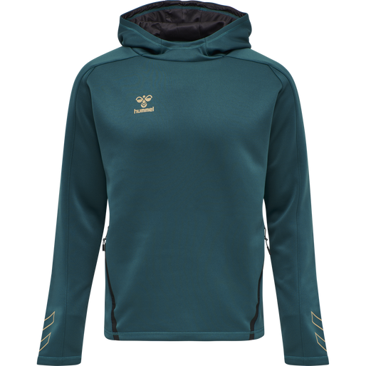 hmlCIMA XK HOODIE, BLUE CORAL hmlCIMA XK HOODIE, BLUE CORAL, packshot