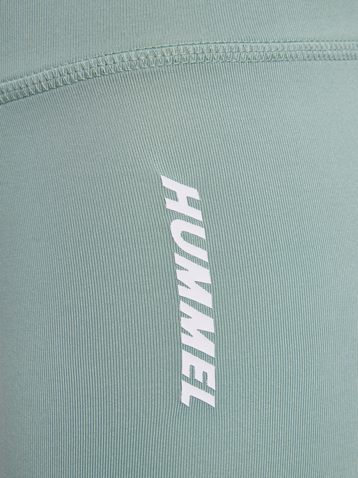 hmlLUNA TIGHTS SHORTS, ICEBERG GREEN hmlLUNA TIGHTS SHORTS, ICEBERG GREEN, packshot