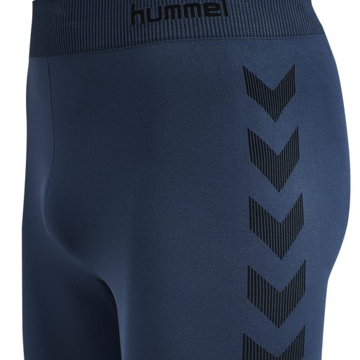 HUMMEL FIRST SEAMLESS TR TIGHTS, DARK DENIM HUMMEL FIRST SEAMLESS TR TIGHTS, DARK DENIM, packshot
