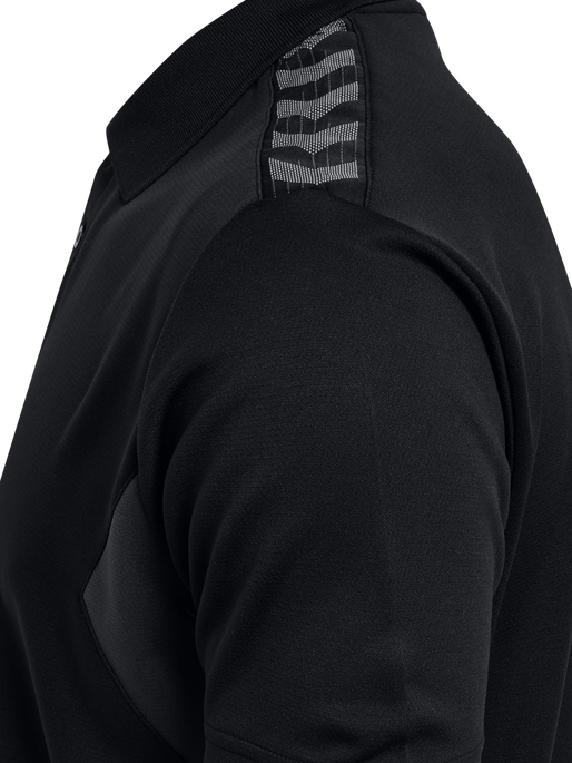 hmlAUTHENTIC FUNCTIONAL POLO, BLACK, packshot