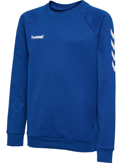 HMLGO KIDS COTTON SWEATSHIRT, TRUE BLUE, packshot