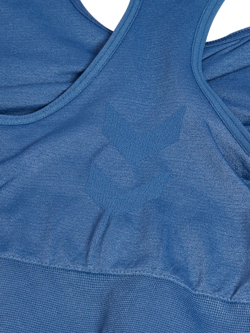 hmlTIF SEAMLESS SPORTS TOP, BLUE HORIZON, packshot