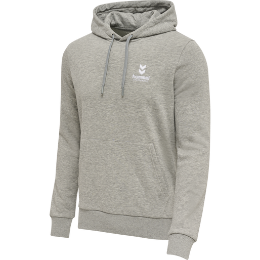 hmlOSCAR HOODIE, GREY MELANGE hmlOSCAR HOODIE, GREY MELANGE, packshot