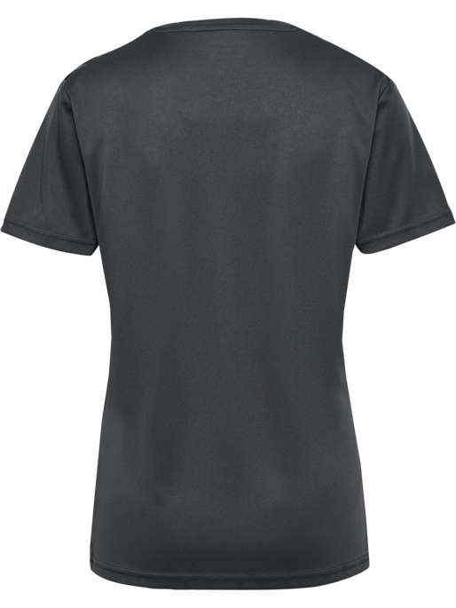 hmlAUTHENTIC PL JERSEY S/S WOMAN, ASPHALT, packshot