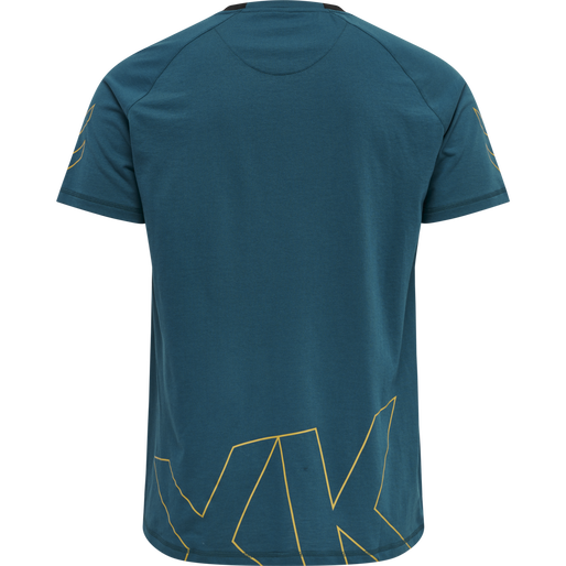 hmlCIMA XK T-SHIRT S/S, BLUE CORAL, packshot