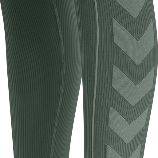 hmlTE CHRISTEL SEAMLESS MW TIGHTS, LILY PAD/ LAUREL WREATH MELANGE hmlTE CHRISTEL SEAMLESS MW TIGHTS, LILY PAD/ LAUREL WREATH MELANGE, packshot