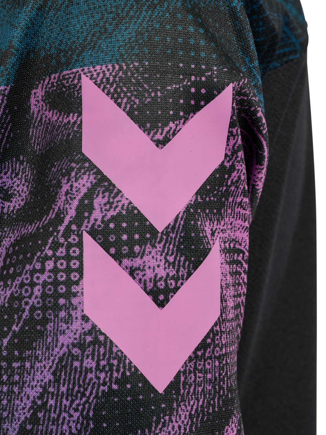 hmlBLAZE CLUB 26 GRAPHIC TEE KIDS, BLACK/PINK, packshot