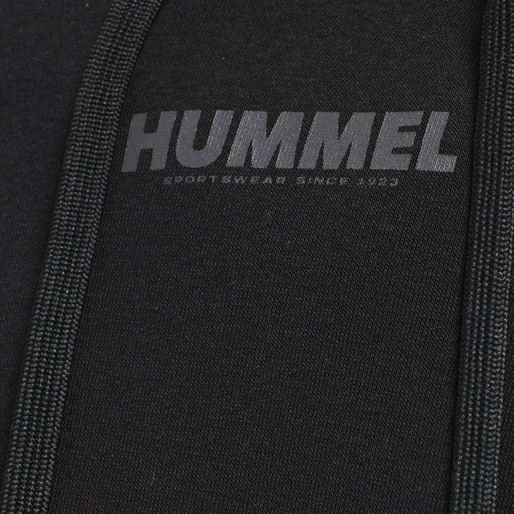 hmlLEGACY HOODIE, BLACK, packshot