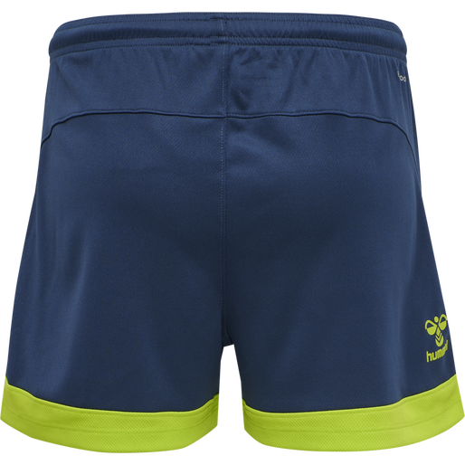 hmlLEAD WOMENS POLY SHORTS, DARK DENIM, packshot