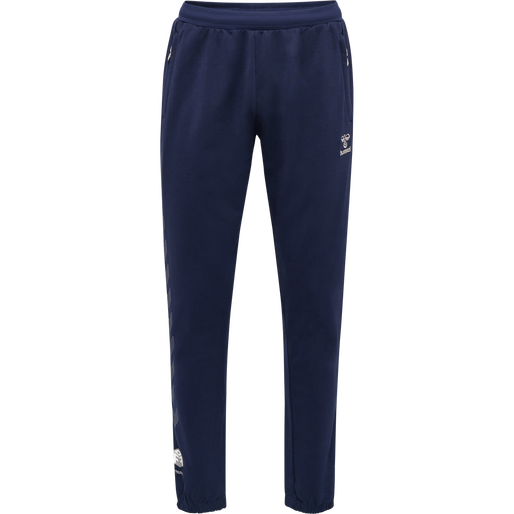 hmlMOVE GRID COTTON PANTS, MARINE, packshot