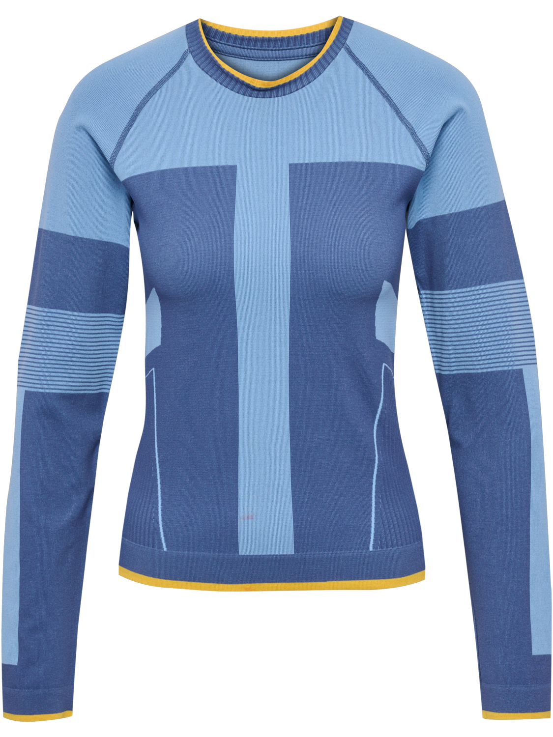 hmlSEAMLESS TEE LS, DUTCH BLUE, packshot