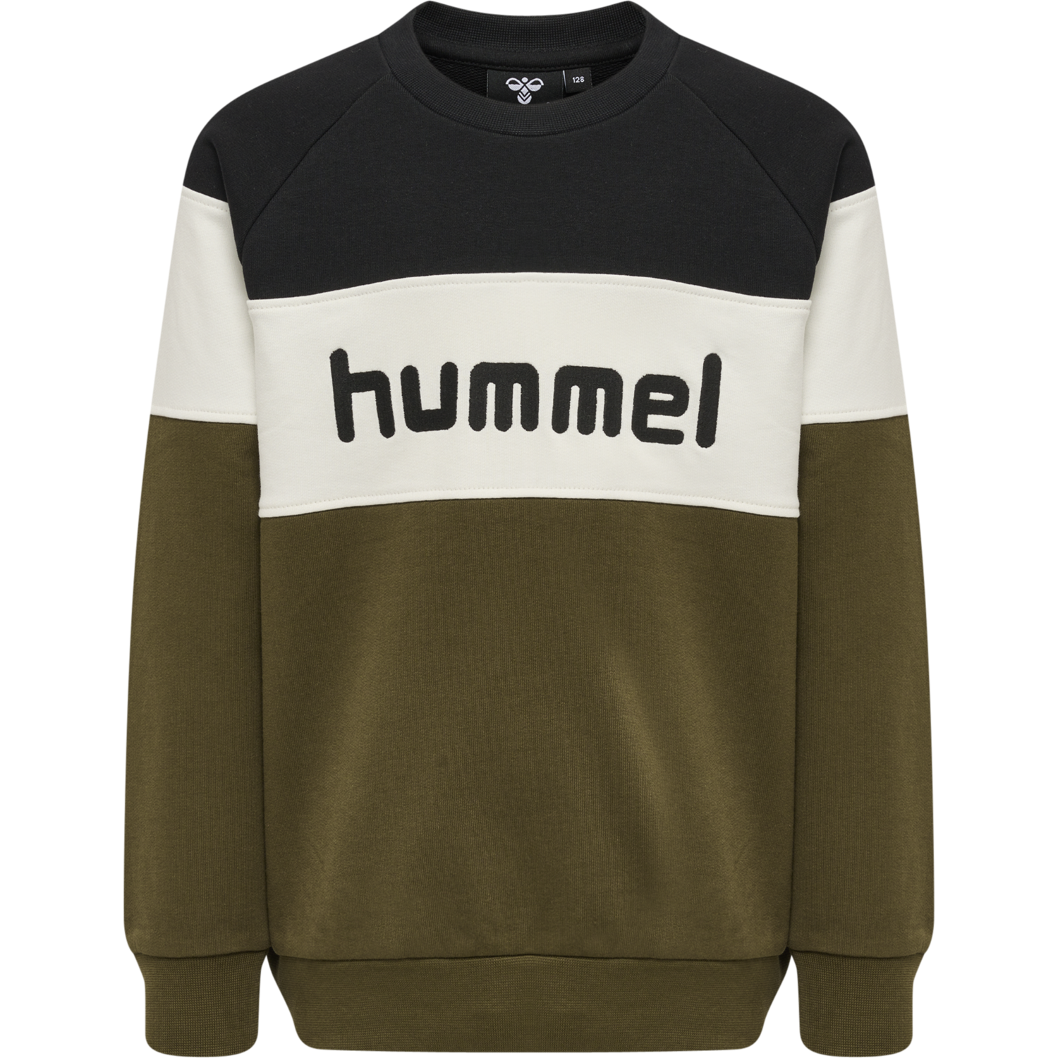 hmlCLAES SWEATSHIRT, DARK OLIVE, packshot