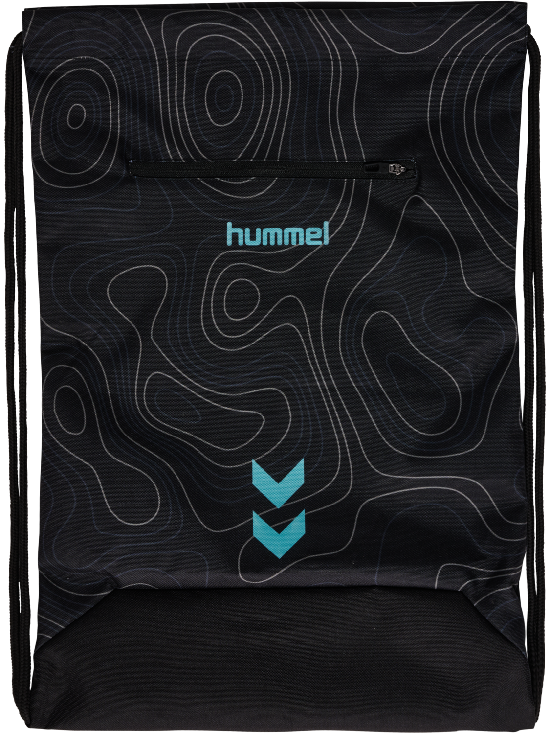 hmlBLAZE 2.0 GYM BAG, BLACK/POOL BLUE, packshot