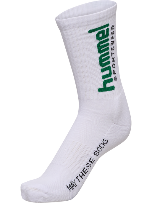 hml3-PACK SOCKS SPORTSWEAR BIG, WHITE/BARBADOSCHERRY/EDEN/SKYD, packshot