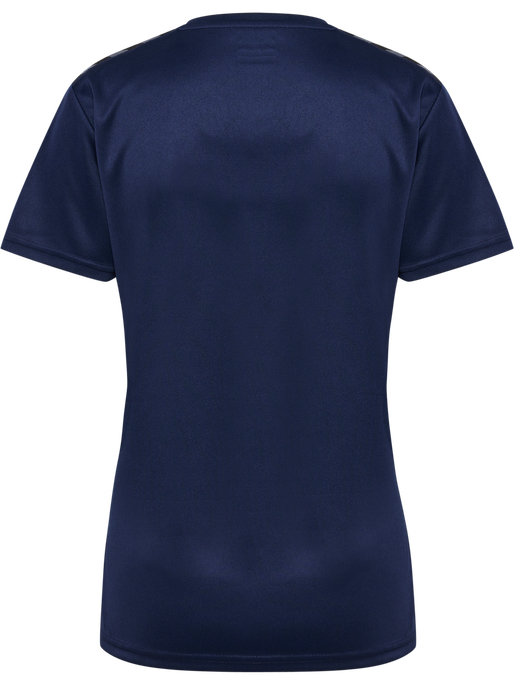 hmlAUTHENTIC PL JERSEY S/S WOMAN, MARINE, packshot