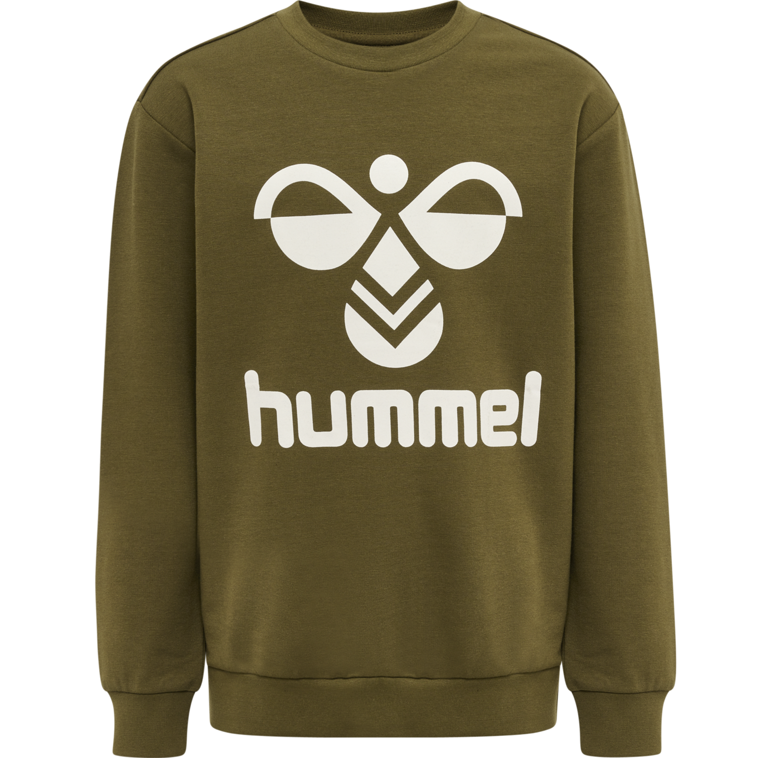 hmlDOS SWEATSHIRT, DARK OLIVE, packshot