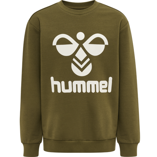 hmlDOS SWEATSHIRT, DARK OLIVE, packshot