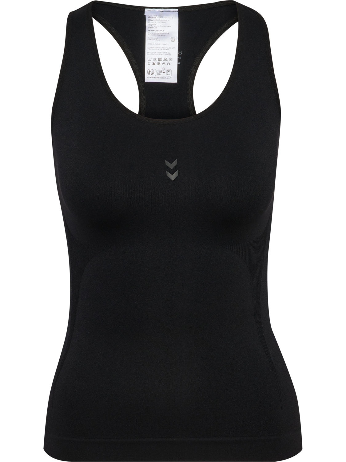 hmlFLOW TANKTOP, BLACK, packshot