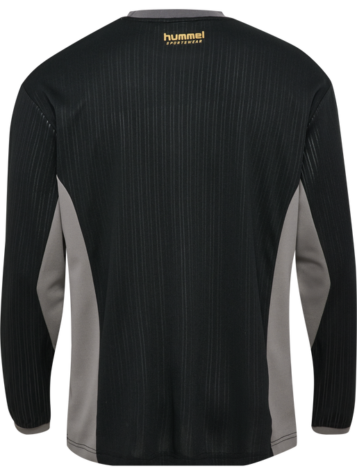 hmlLOOSE FB JERSEY L/S TOPSCORER, BLACK hmlLOOSE FB JERSEY L/S TOPSCORER, BLACK, packshot