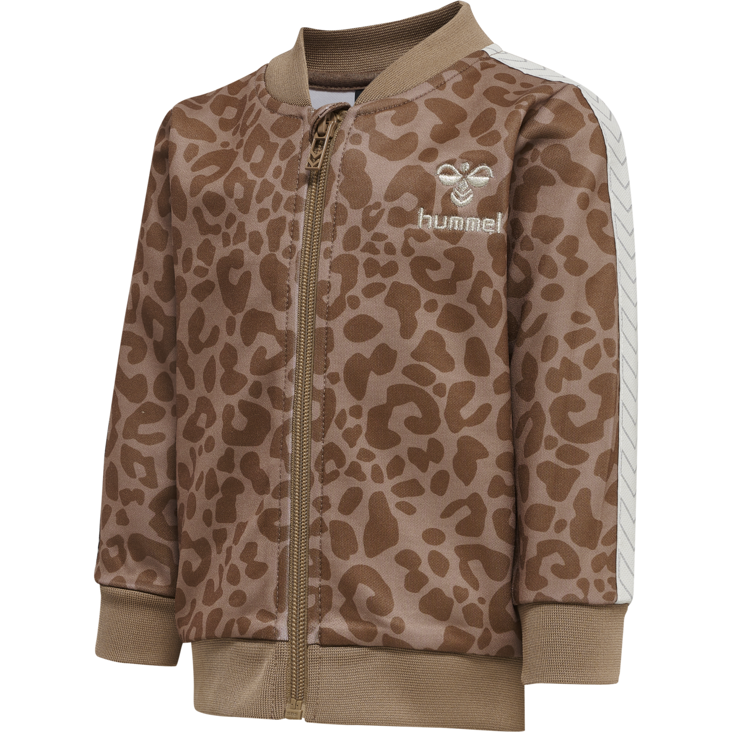 hmlNAOMI ZIP JACKET, BEAVER FUR, packshot