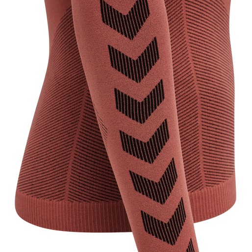 HUMMEL FIRST SEAMLESS JERSEY L/S W, MARSALA, packshot