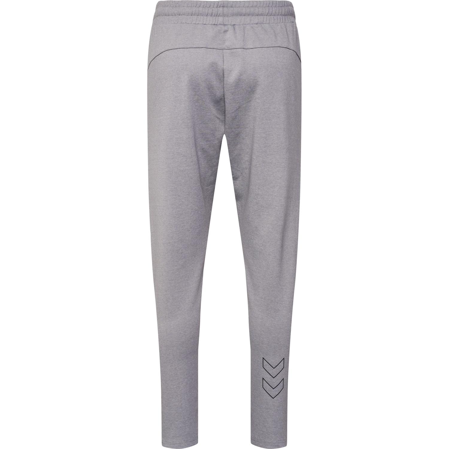 hmlMT INTERVAL TAPERED PANTS, GREY MELANGE, packshot