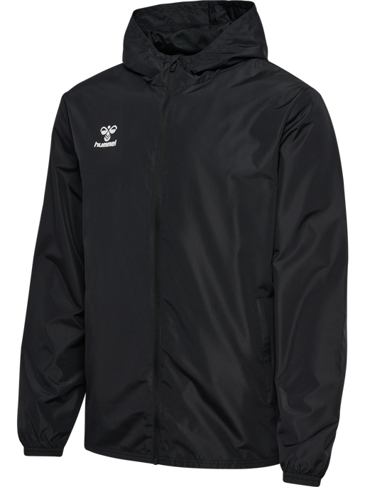 hmlESSENTIAL AW JACKET, BLACK, packshot