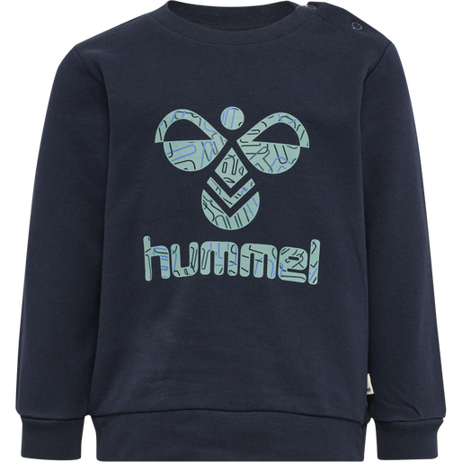 hmlLIME SWEATSHIRT, BLACK IRIS hmlLIME SWEATSHIRT, BLACK IRIS, packshot