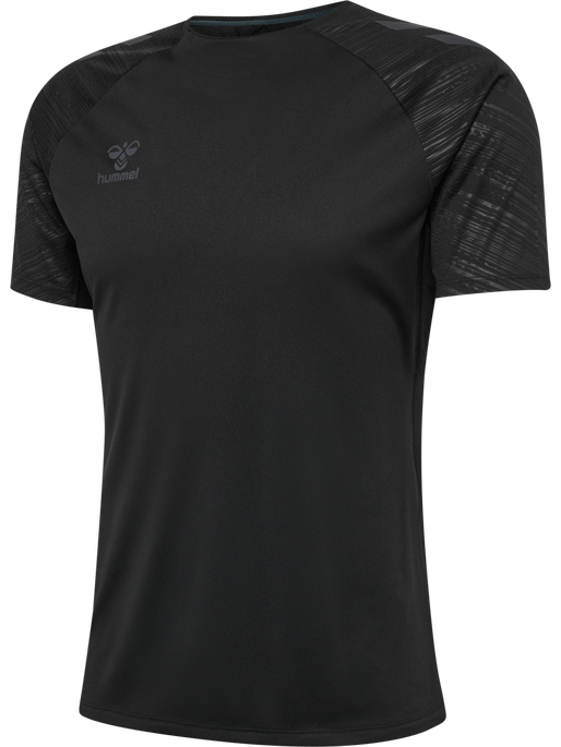 hmlPRO TRAINING JERSEY S/S, BLACK, packshot