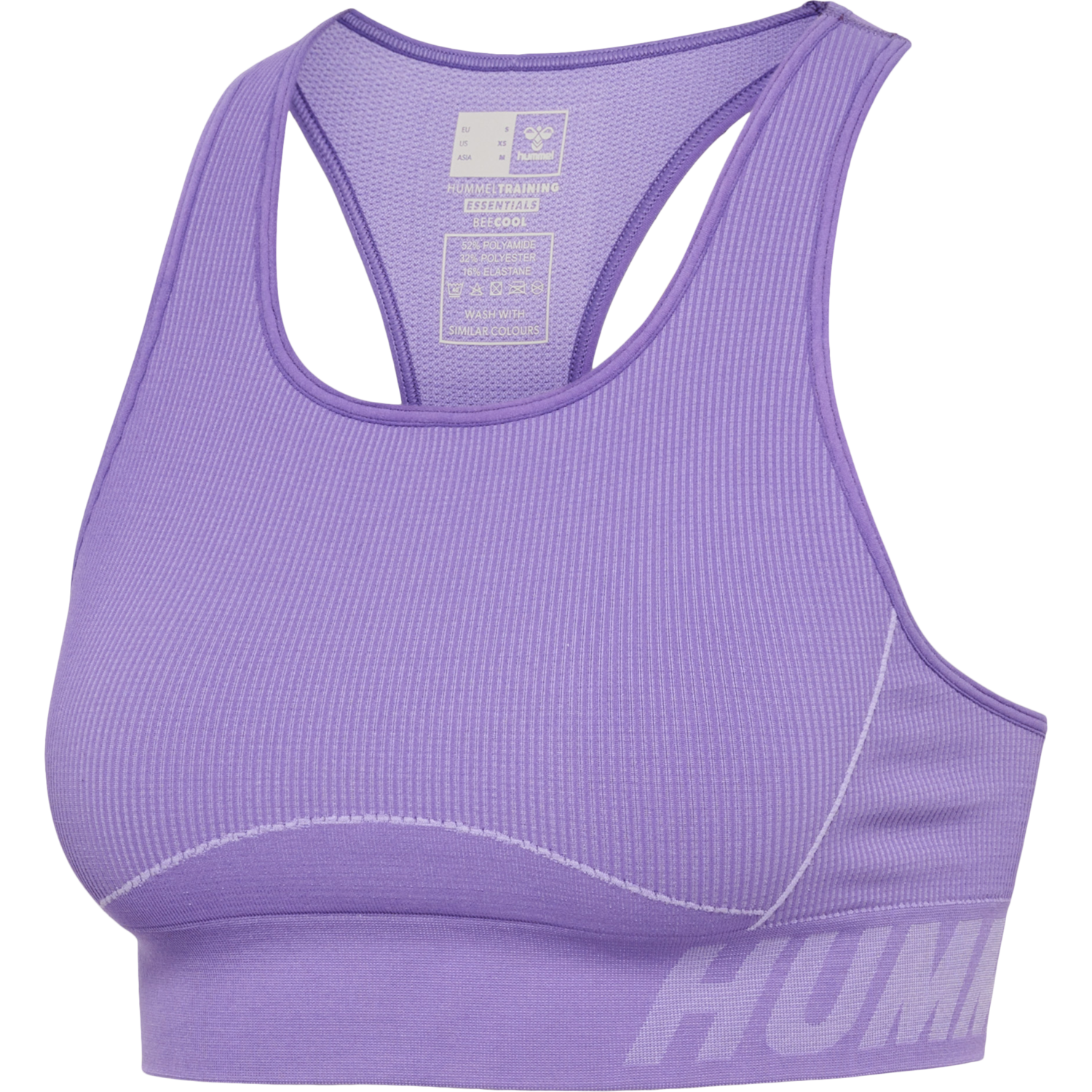 hmlTE CHRISTEL SEAMLESS SPORTS TOP, PAISLEY PURPLE/LAVENDER MELANG, packshot