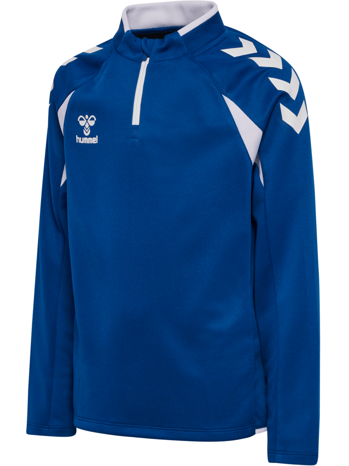 hmlCORE 2.0 HALF ZIP KIDS, TRUE BLUE/WHITE, packshot