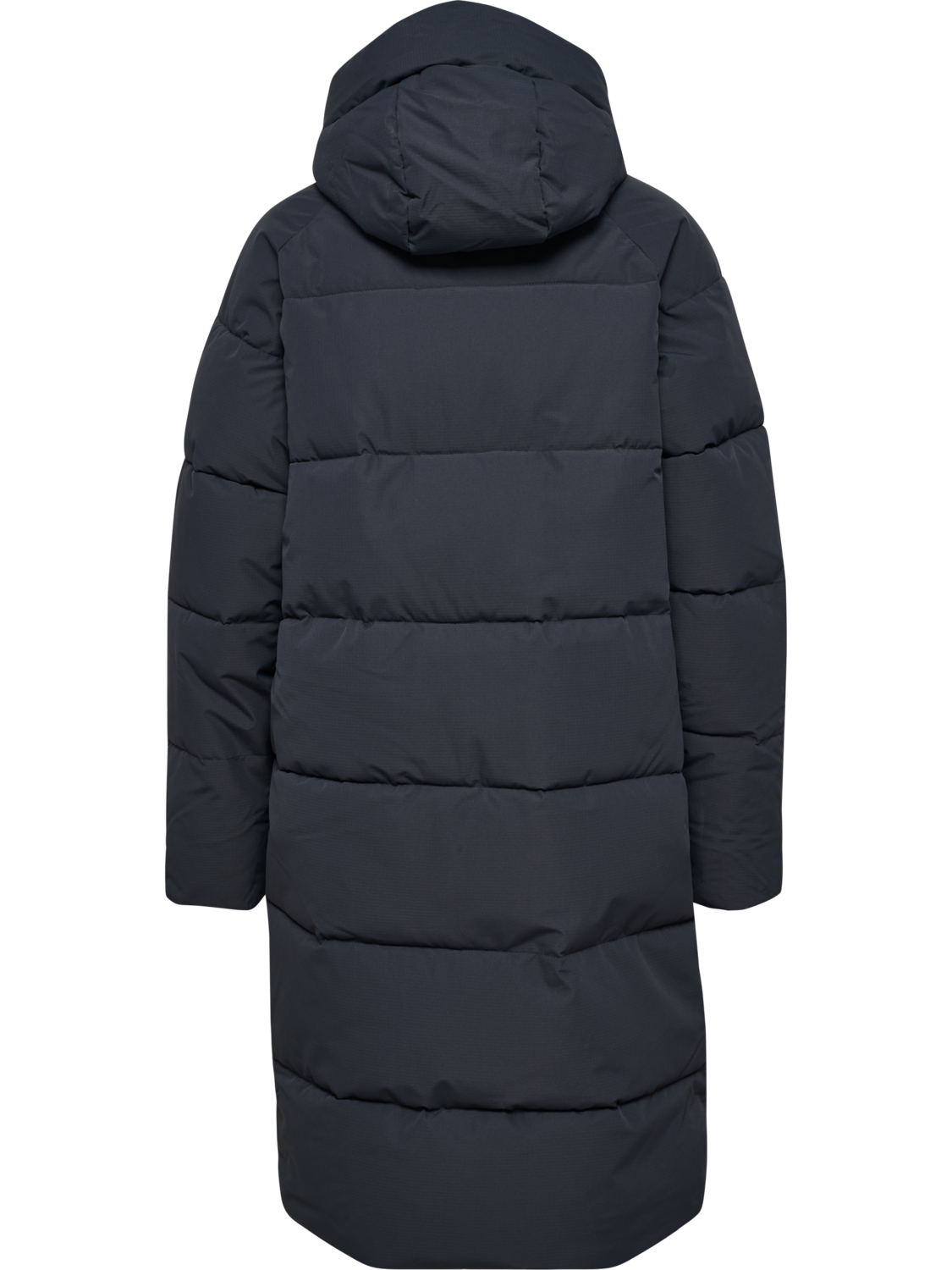 hmlLONG PUFFER W JACKET, EBONY, packshot