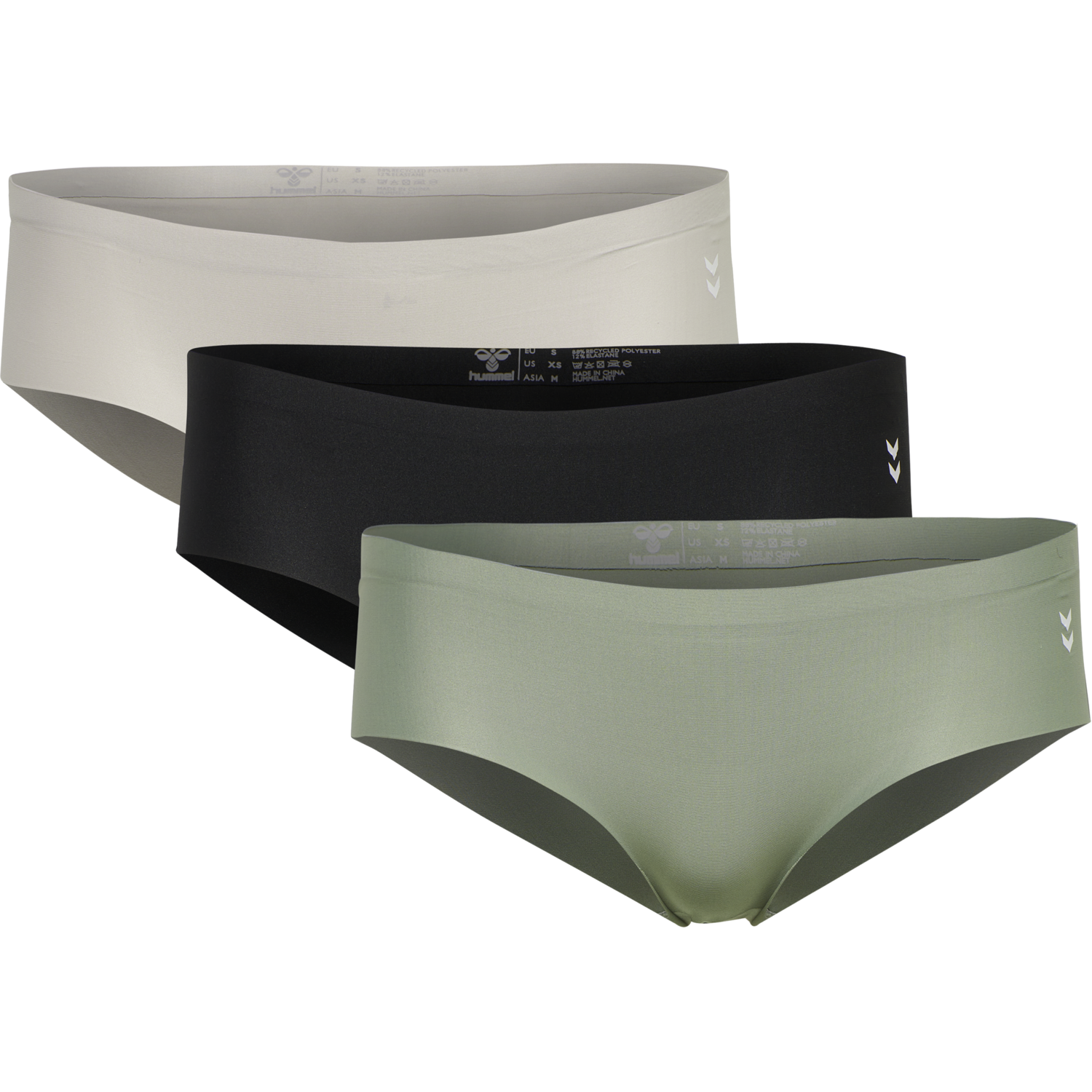 hmlMT BREEZE HIPSTER 3-PACK, BLACK, packshot