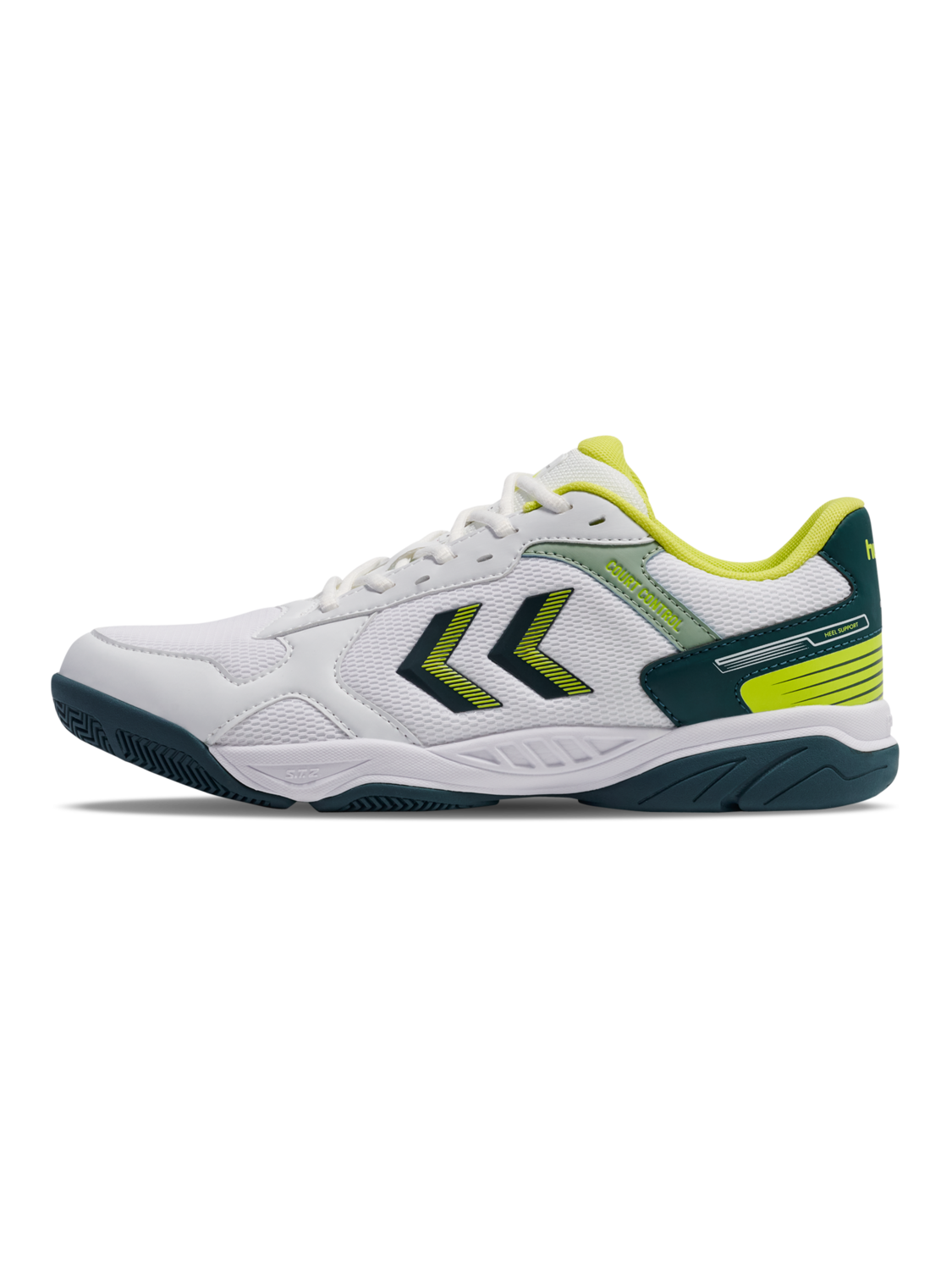 COURT CONTROL II, WHITE/GREEN/YELLOW, packshot