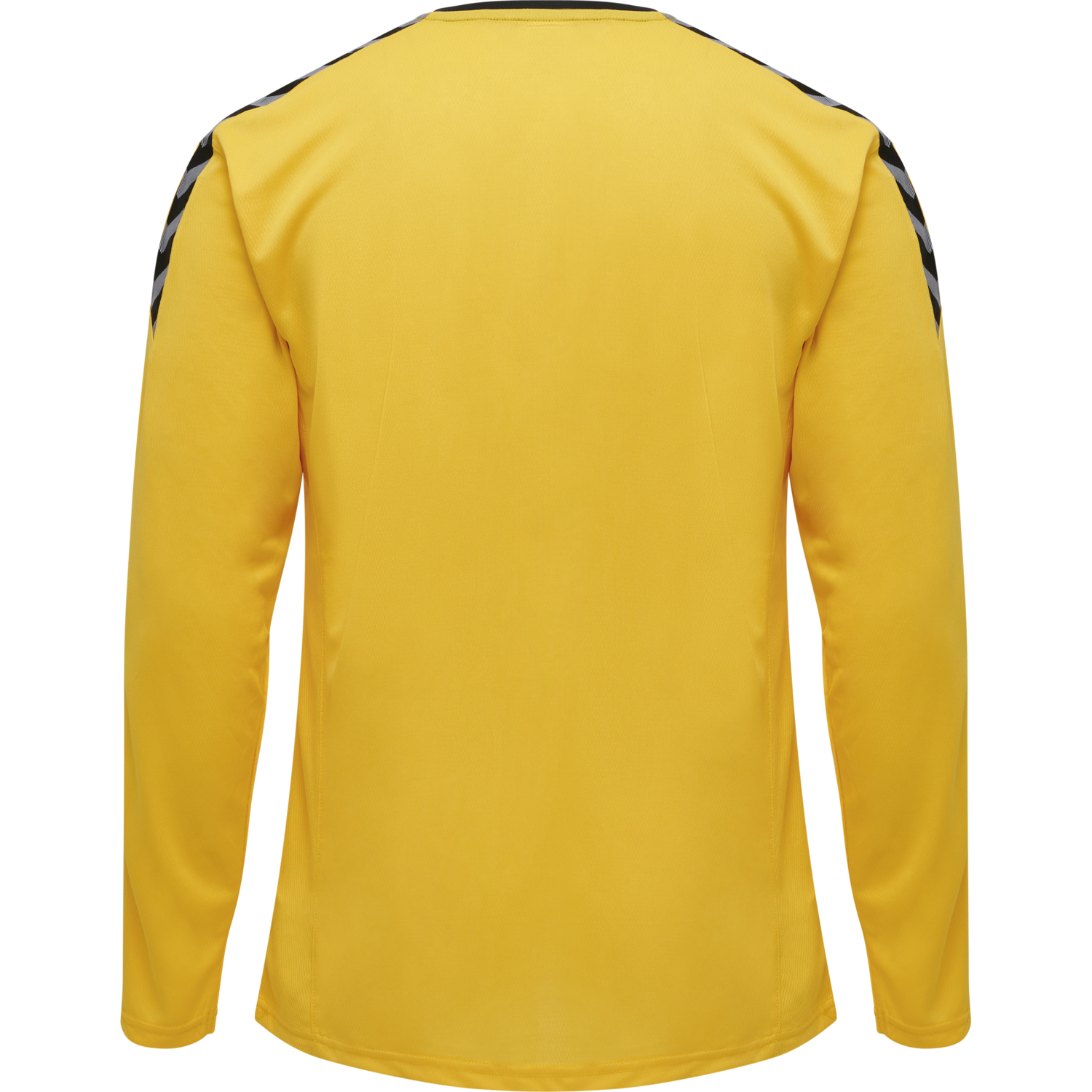 hmlAUTHENTIC POLY JERSEY L/S, SPORTS YELLOW/BLACK, packshot