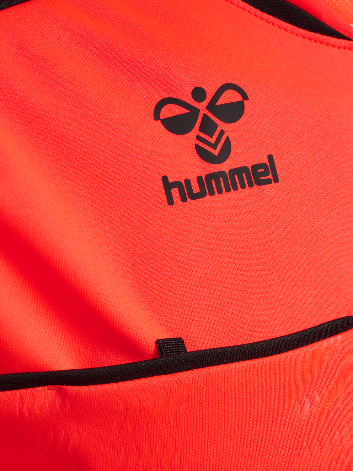 hmlREFEREE JERSEY S/S, NEON ORANGE, packshot