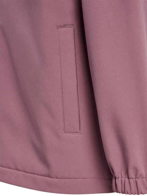 hmlJR LOOSE SOFTSHELL JACKET, WISTFUL MAUVE hmlJR LOOSE SOFTSHELL JACKET, WISTFUL MAUVE, packshot