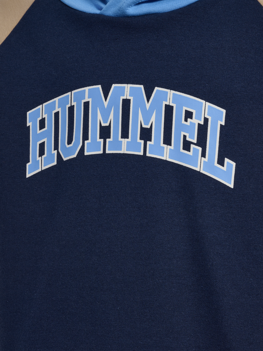 hmlESSEN HOODIE, BLACK IRIS, packshot