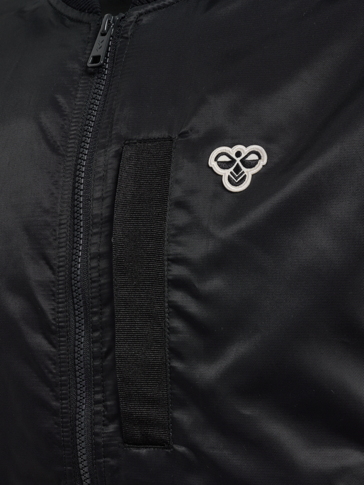 hmlBASEBALL JACKET BEE, BLACK hmlBASEBALL JACKET BEE, BLACK, packshot