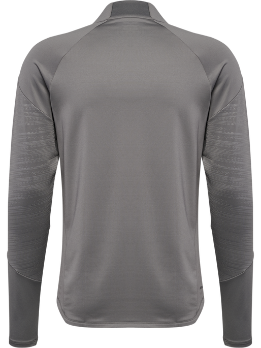 hmlPRO TRAINING HALF ZIP, STEEL GRAY, packshot