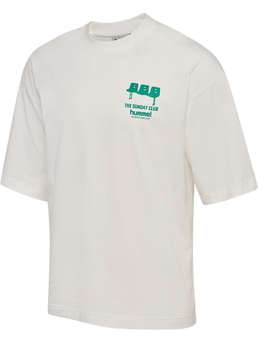 hmlOVERSIZED T-SHIRT S/S SUNDAY, BLANC DE BLANC hmlOVERSIZED T-SHIRT S/S SUNDAY, BLANC DE BLANC, packshot