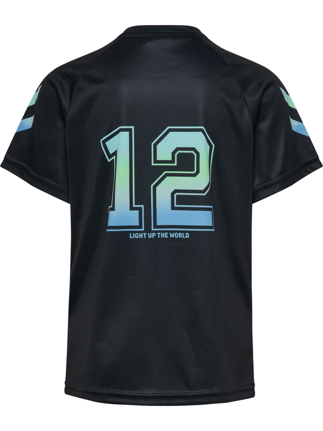 hmlSHIMMER T-SHIRT S/S, BLACK, packshot