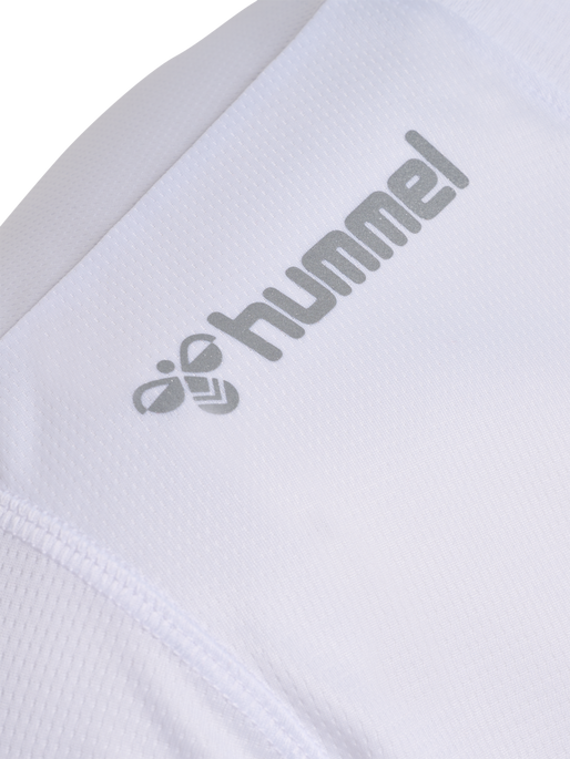 hmlRUN JERSEY S/S, WHITE, packshot