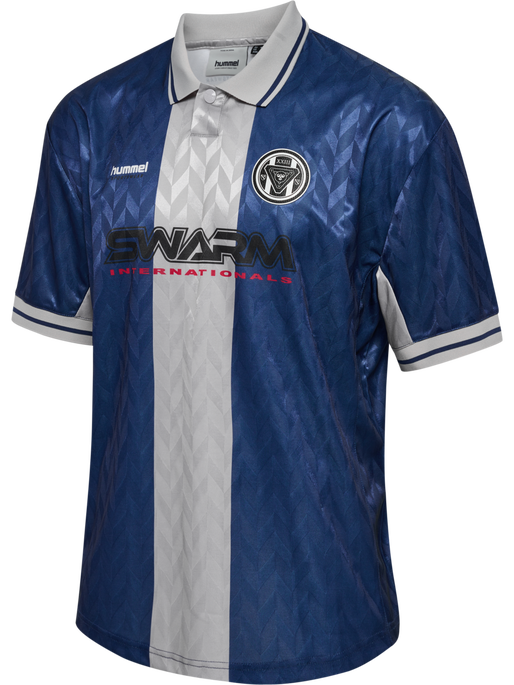 hmlLOOSE FB JERSEY S/S, ESTATE BLUE, packshot