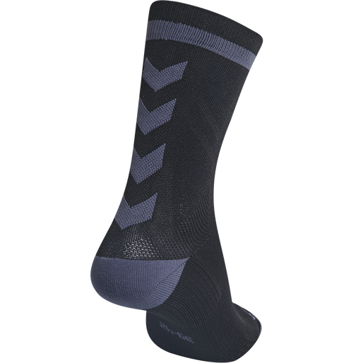 ELITE INDOOR SOCK LOW, BLACK, packshot