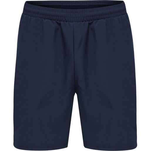 hmlMOVE GRID WOVEN SHORTS, MARINE, packshot