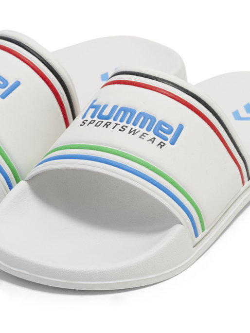 POOL SLIDE RT, WHITE/MULTICOLOR POOL SLIDE RT, WHITE/MULTICOLOR, packshot