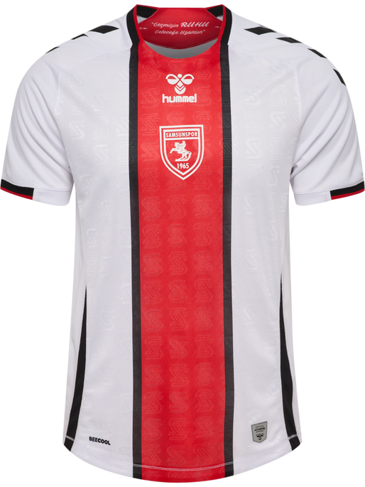 SAMSUN MILLENIUM JERSEY S/S 24/25, WHITE/TRUE RED SAMSUN MILLENIUM JERSEY S/S 24/25, WHITE/TRUE RED, packshot